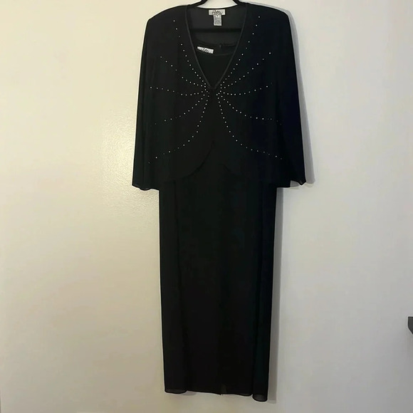 Patra | 2 piece evening wear maxi/long dress Women’s size 18P 18 P rhinestone - Picture 12 of 12